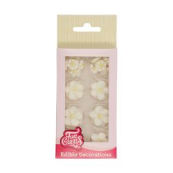 FUNCAKES  ЗАХАРНА ДЕКОРАЦИЯ  - МАЛКИ ЦВЕТЯ - БЕЛИ