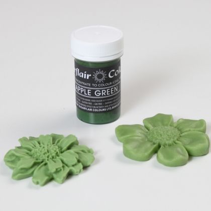 Sugarflair Paste Colour  -  концентрирана боя ЗЕЛЕНА ЯБЪЛКА – Pastel APPLE GREEN