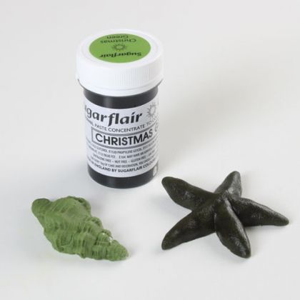 Sugarflair Paste Colour  -  концентрирана боя КОЛЕДНО ЗЕЛЕНО – CHRISTMAS GREEN 