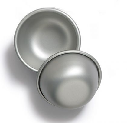 ANODIZED ALUMINUM HEMISPHERE CAKE PAN Ø  20 CM