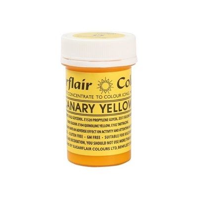 Sugarflair Paste Colour Pastel CANARY YELLOW