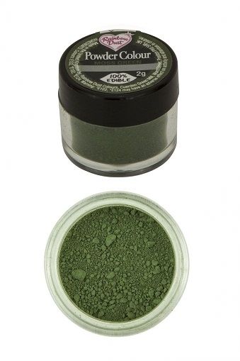 Rainbow Dust Powder Colour - Moss Green