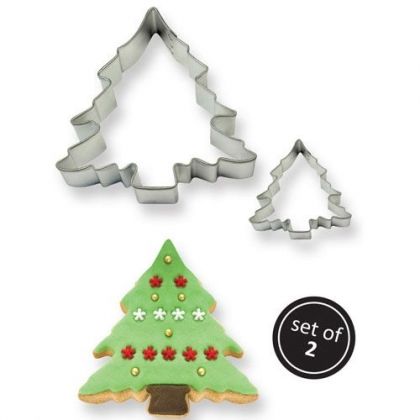 PME COOKIE CUTTER CHRISTMAS TREE SET/2