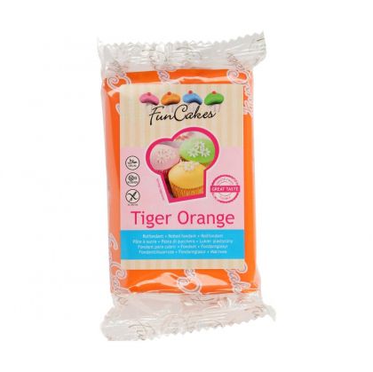 FUNCAKES захарно тесто ТИГРОВО ОРАНЖЕВО - 250гр.
