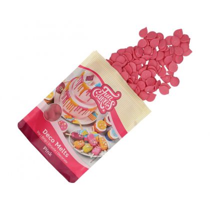 FUNCAKES DECO MELTS - PINK - 250G