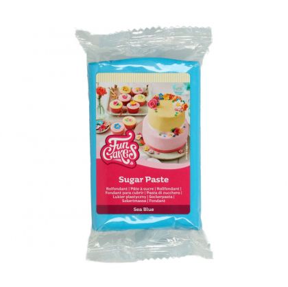 FUNCAKES FONDANT -SEA BLUE- -250G