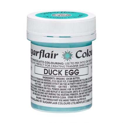 SUGARFLAIR CHOCOLATE COLOUR DUCK EGG 35G