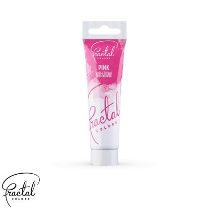 Fractal - концентрирана гелова боя РОЗОВО - PINK - 30 гр.