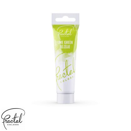Fractal - концентрирана гелова боя ЛАЙМ - LIME GREEN - 30 гр.