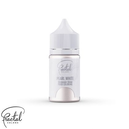 Fractal  боя за въздушна четка SHIMMAIR® SHINE - ПЕРЛЕНО БЯЛО - PEARL WHITE - 33гр.