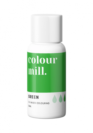 Colour Mill - концентриран оцветител на маслена основа ЗЕЛЕНО -  GREEN - 20 ml
