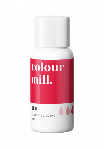Colour Mill RED  oil based concentrated icing colouring 20ml