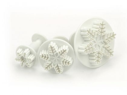 Snowflake Plunger Cutter - 3 Set