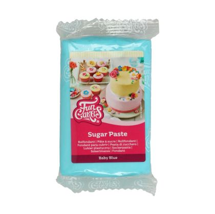FUNCAKES SUGAR PASTE BABY BLUE