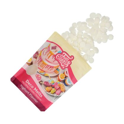 FunCakes Deco Melts - Бонбонки за топене ароматизирани ЙОГУРТ - YOGHURT FLAVOUR