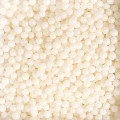Metallic pearl sugar pearls