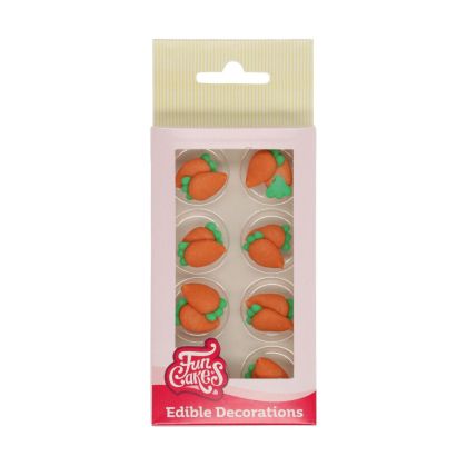 FUNCAKES SUGAR DECORATIONS CARROTS