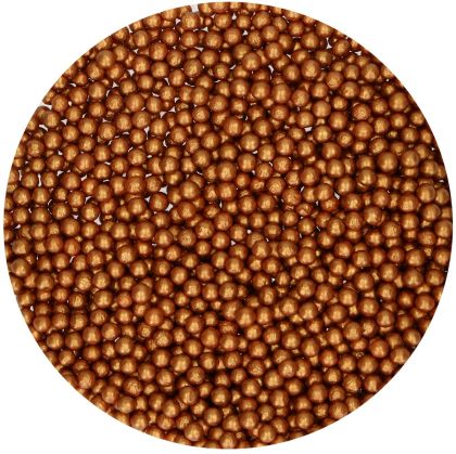 FUNCAKES SOFT PEARLS SMALL BRONZE GOLD