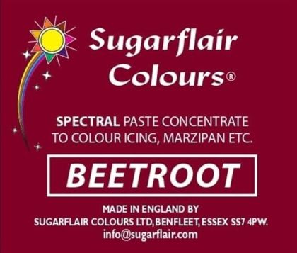 SUGARFLAIR SPECTRAL PASTE - BEETROOT - 25G