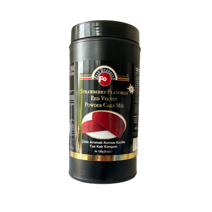 STRAWBERRY FLAVORED RED VELVET POWDER CAKE MIX