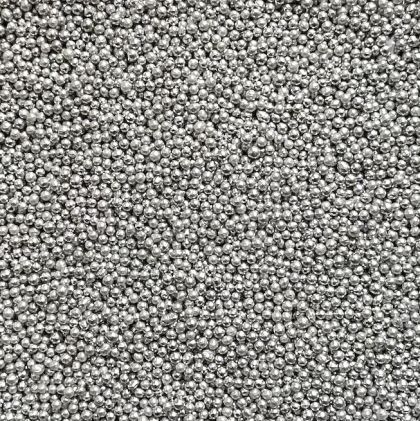 Sprinkles sugar pearls silver, 3mm 80g