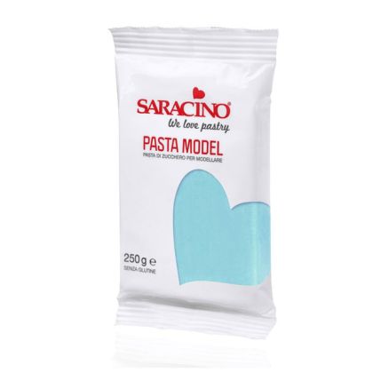 Моделираща маса Saracino - бебешко синьо - 250гр.