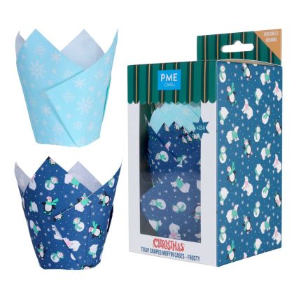 PME Чашки за Мъфини ЛАЛЕ - ЗИМА 