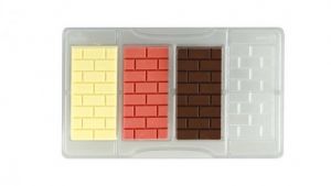 Bricks bar chocolate mould