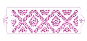 Decoration stencil Damask