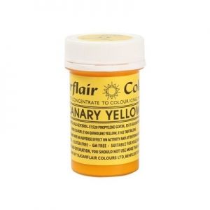 Sugarflair Paste Colour  - концентрирана боя ЖЪЛТО КАНАРЧЕ -  CANARY YELLOW