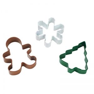 CUTTER CHRISTMAS COLORED Set 3Pcs