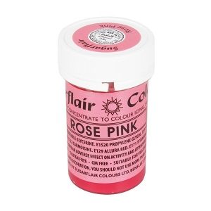 Sugarflair Paste Colour - Rose Pink - 25g