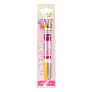 FunCakes FunColours Brush Food Pen Gold-Silver Set/2