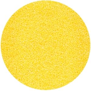 FunCakes ЖЪЛТИ МИНИ ЗАХАРНИ ПЕРЛИ - 1м - 80гр.
