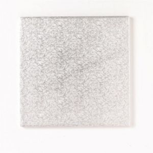 304mm Cake Board Square Silver Fern - 1,2sm