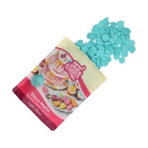 FunCakes Deco Melts - Бонбонки за топене СВЕТЛО СИНИ - LIGHT BLUE - 250 грама