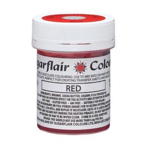 Sugarflair Chocolate Colour Red 35g