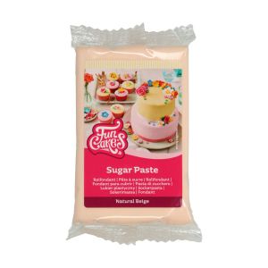 FUNCAKES SUGAR PASTE NATURAL BEIGE 250 G
