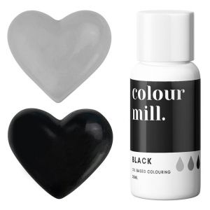 Colour Mill - концентриран оцветител на маслена основа ЧЕРНО - BLACK - 20 ml