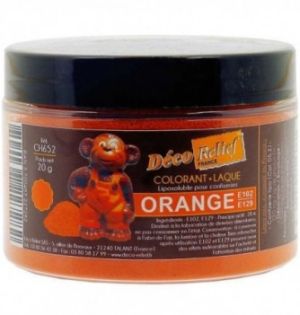 Deco Relief FAT SOLUBLE FOOD COLOR - ORANGE E102-E129