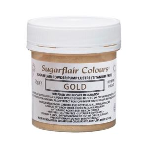 SUGARFLAIR PUMP REFILL -GOLD- E171 FREE 25G