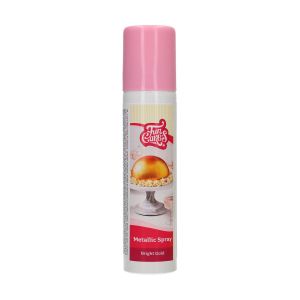 FUNCAKES METALLIC SPRAY BRIGHT GOLD 100 ML