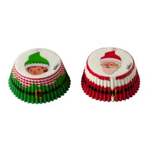 Santa Elf Cupcake Liners