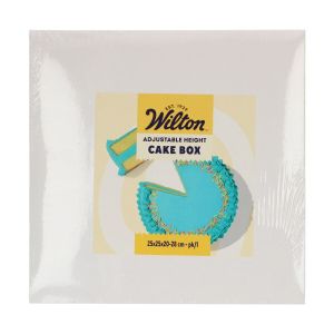 Wilton Adjustable Height Cake Box 25x25x20-28 cm