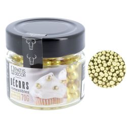 Patisdecor Maxi edible gold beads 