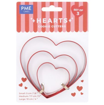 Valentines Cookie Cutter Set of 3