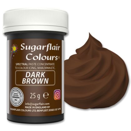 Sugarflair Paste Colour Dark Brown