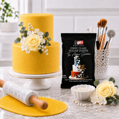 FO First Class Coating Dough YELLOW - 1kg..