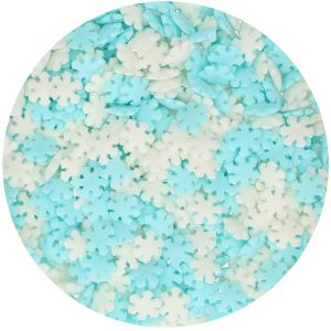 FunCakes Snowflakes White/Blue 50 g