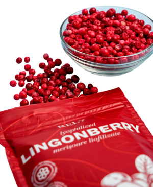 Freeze-dried cranberries
